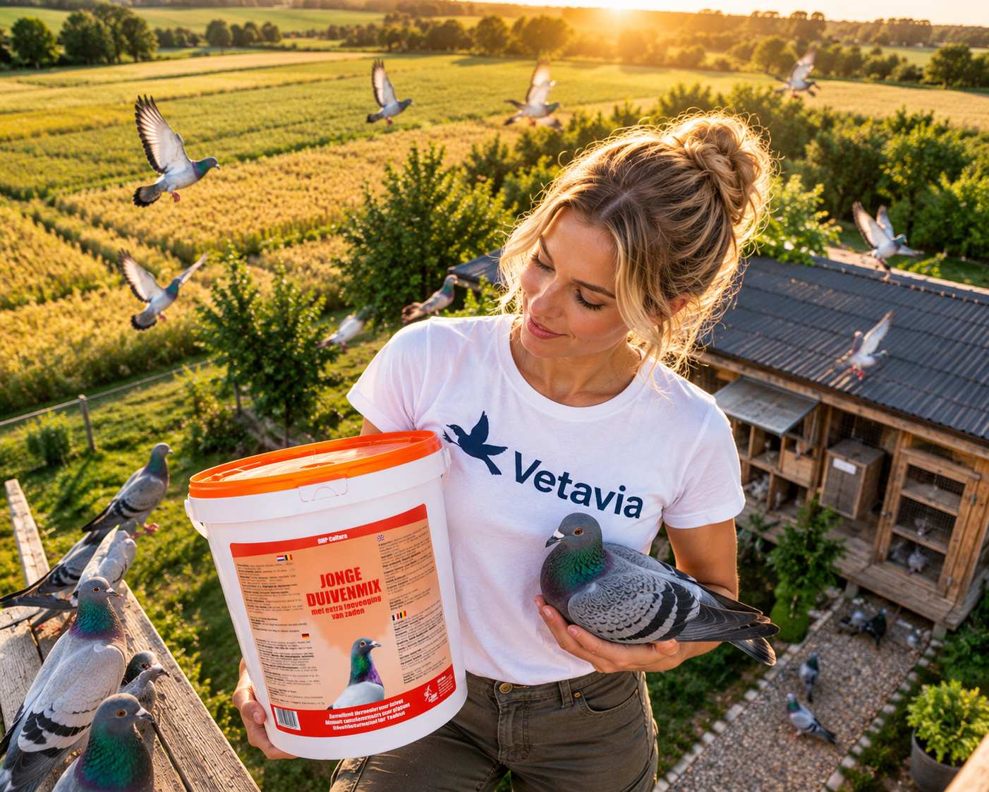 JONGE DUIVENMIX 10L DHP Cultura – mieszanka mineralna dla młodych gołębi - obrazek 4