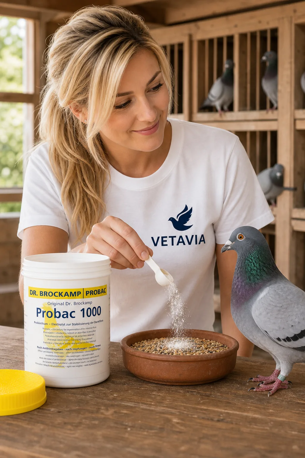 Probac 1000 – wsparcie trawienia przy biegunce u gołębi