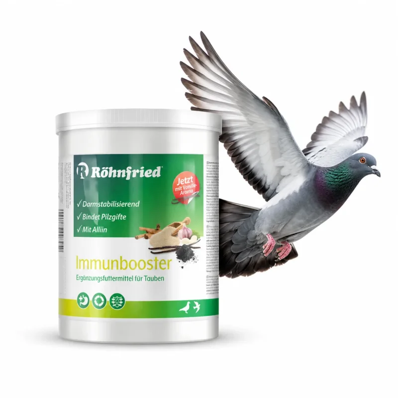 Röhnfried Immunbooster – wzmacniacz odporności dla gołębi z prebiotykami, siarą i alliiną